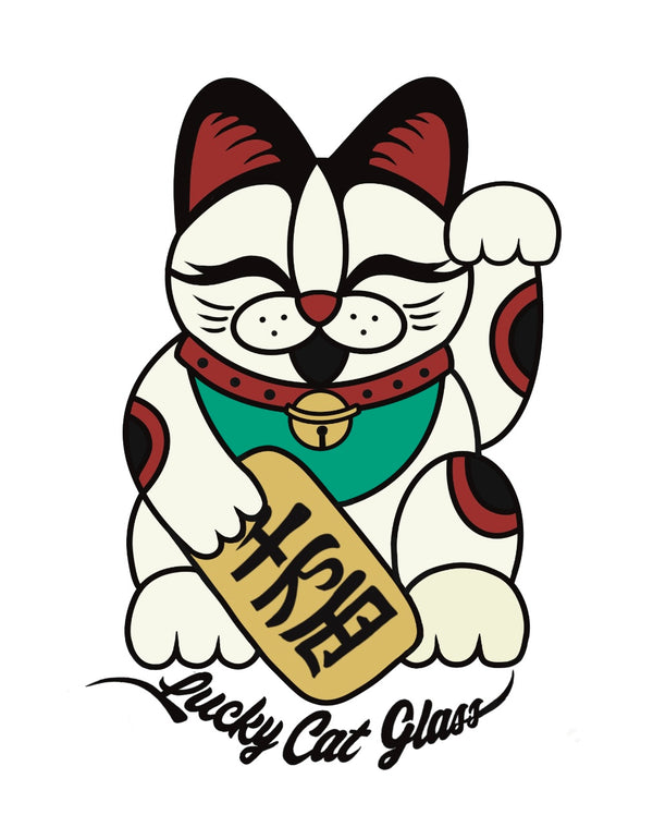 Lucky Cat Glass